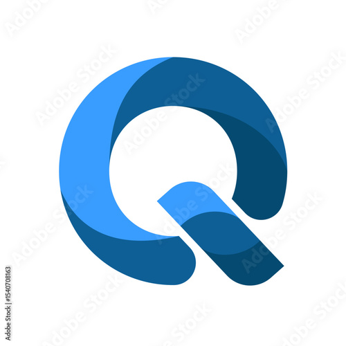  Letter Q minimal logo icon design template