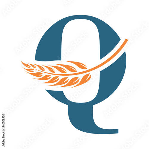  Letter Q minimal logo icon design template