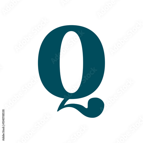  Letter Q minimal logo icon design template