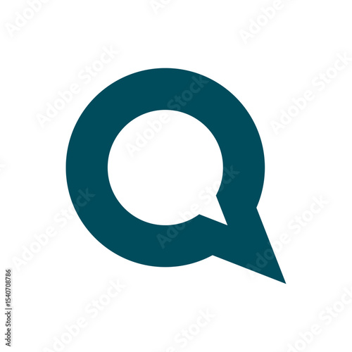  Letter Q minimal logo icon design template