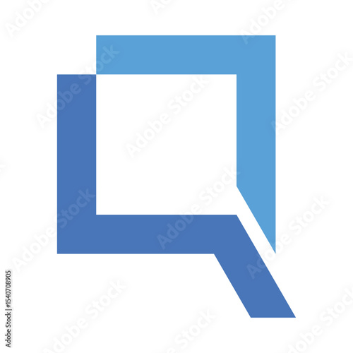  Letter Q minimal logo icon design template