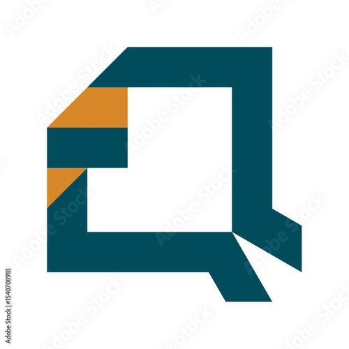  Letter Q minimal logo icon design template