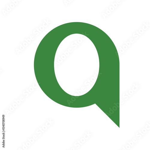 Letter Q minimal logo icon design template