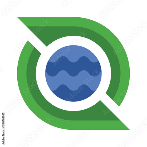  Letter Q minimal logo icon design template