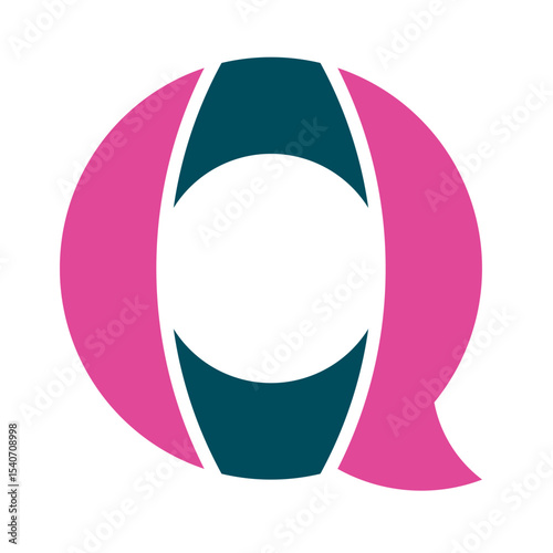  Letter Q minimal logo icon design template