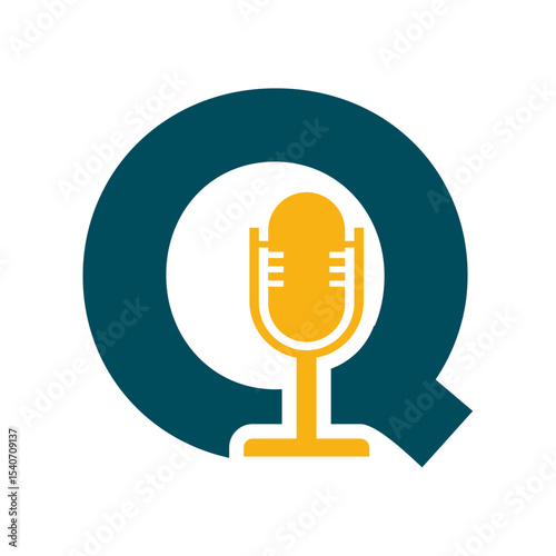  Letter Q minimal logo icon design template