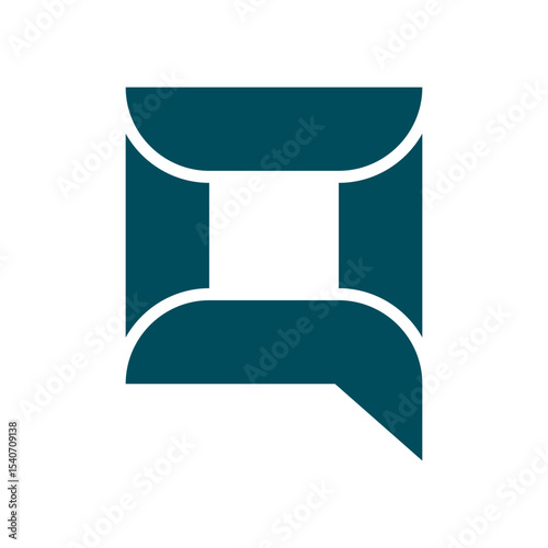  Letter Q minimal logo icon design template