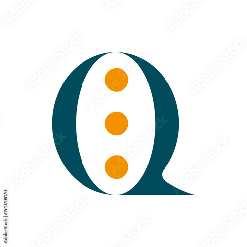  Letter Q minimal logo icon design template