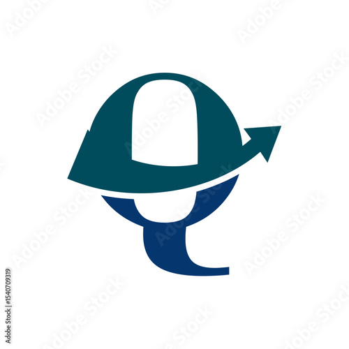  Letter Q minimal logo icon design template