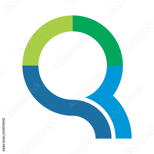  Letter Q minimal logo icon design template