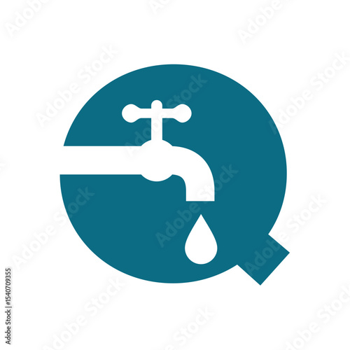  Letter Q minimal logo icon design template