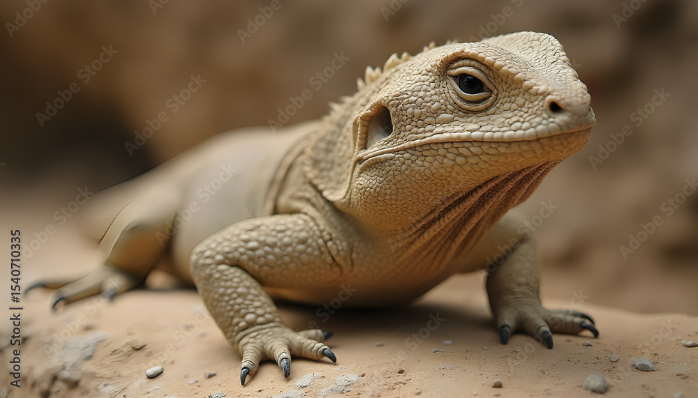 Fototapeta premium Uromastyx Lizard Photography Stunning Images of Desert Dragons, Pet Uromastyx, Uromastyx Care, Uromastyx Habitat, Reptile Photography