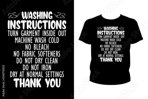 Washing funny instructions Quotes svg, Christmas Svg, t-shirt design for prints, Xmas t-shirt design cut file