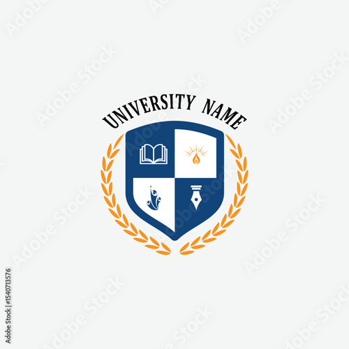3167 educational logo school college university learning institute book academy organization