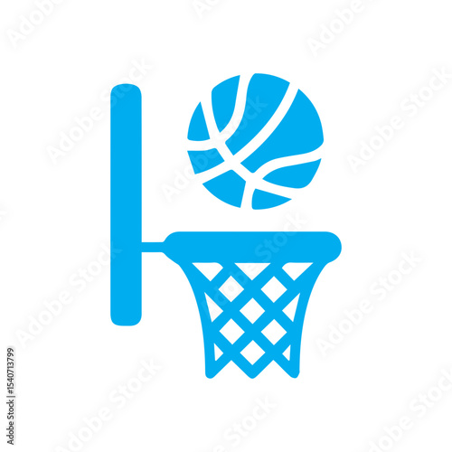 basketball colored icon