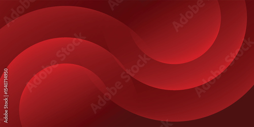 Circular Abstract Red Background. Featuring Dynamic Shapes Composition Red Gradient Background, Perfect for Modern Presentations, Wallpapers, Brochures, and Posters, Creative Projects and Marketing