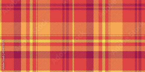 Vibrant autumnal plaid pattern in warm orange and red hues. Perfect for textile design, fallthemed projects, or adding a cozy touch to your designs.