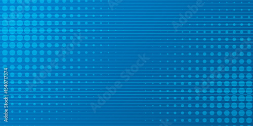 Minimal geometric background. Dynamic blue shapes composition with white lines. Abstract background modern hipster futuristic graphic.