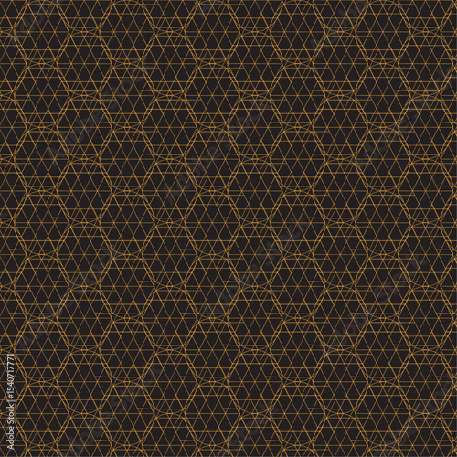 Elegant Geometric Hexagon Pattern Design