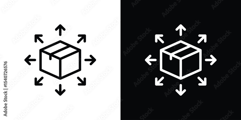 Fototapeta premium Distribution channel icon