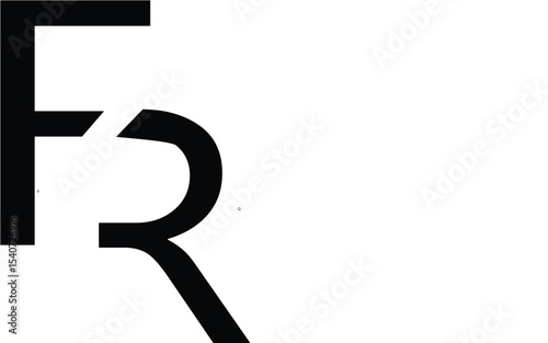 FR, RF, abstract, letters, logo, monogram, style, symbols, ambitions, icons, 

