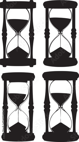 hourglass with sand