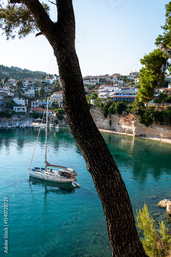Fototapeta Naklejka Na Ścianę i Meble -  Alonissos, Sporades Islands. The small port of Patitiri.