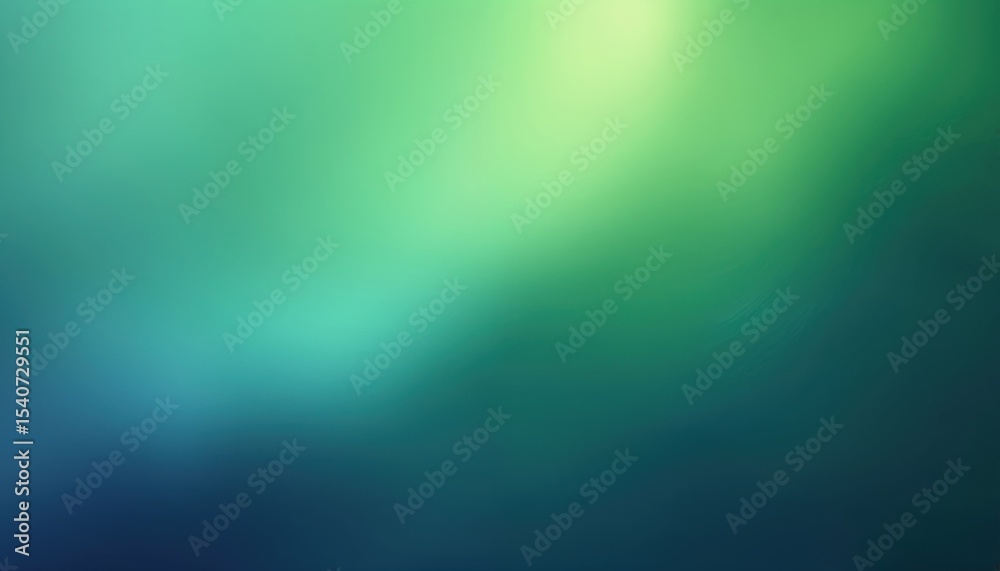 Obraz premium Abstract illustration background with blurred motion. Green, blue colors create smooth gradient, soft texture. Modern tech, eco, energy concept. Ideal for web design, presentation backdrop. Tranquil,