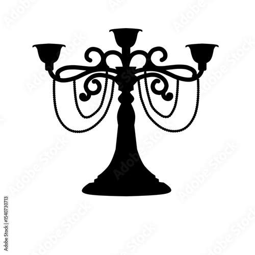 Candlestick Silhouette 