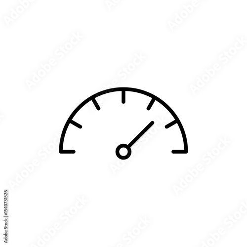 Vector line icon of time schedule