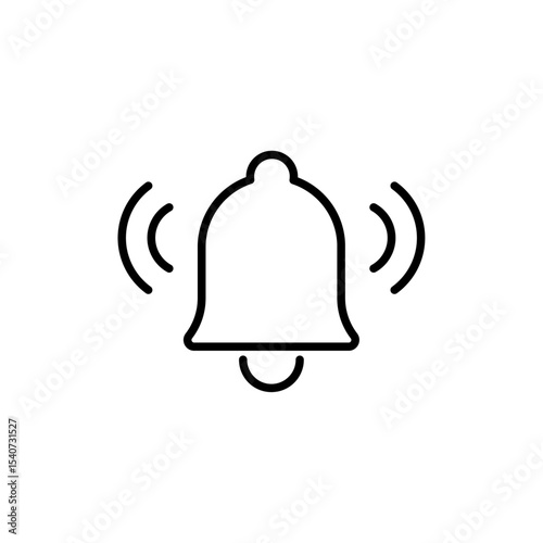 Vector line icon of time schedule