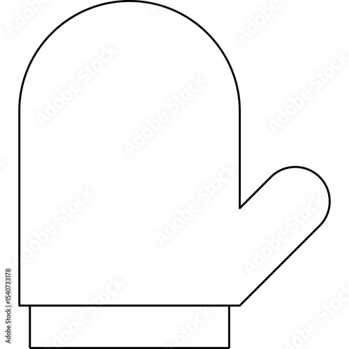 Glove icon single icon vector illustration