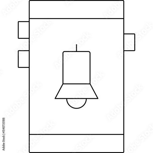 Bell icon single icon vector illustration