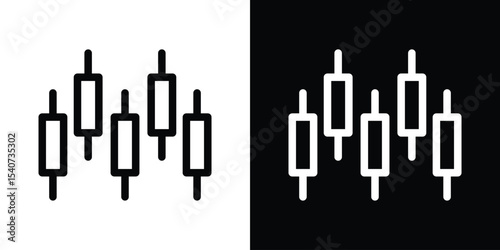 Chart candlestick icon