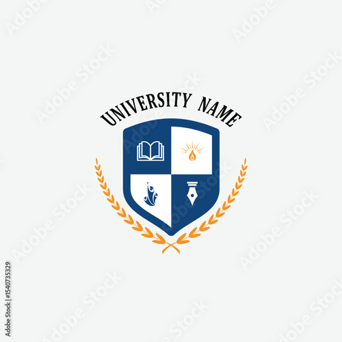 3171 educational logo school college university learning institute book academy organization