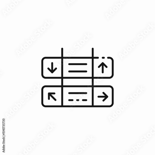 directional sign board icon sign vector
