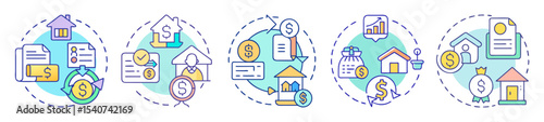 Illustrative Diagrams Depicting Various Stages and Aspects of Real Estate Investment Processes