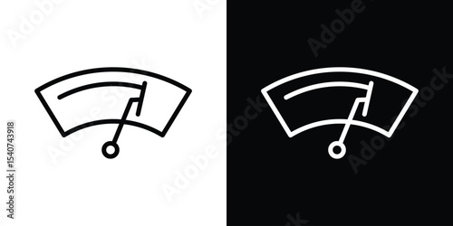 Air horn icon design. simple stroke line vector icon set