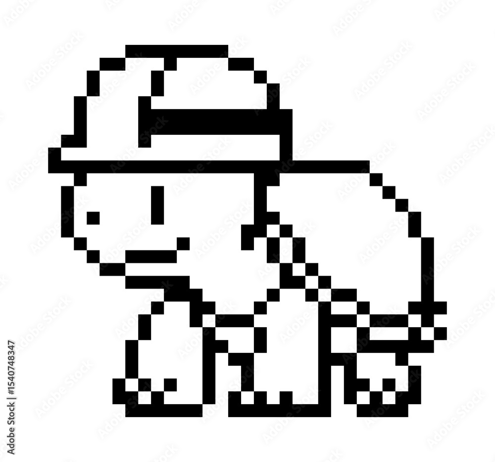 Fototapeta premium Pixelated turtle