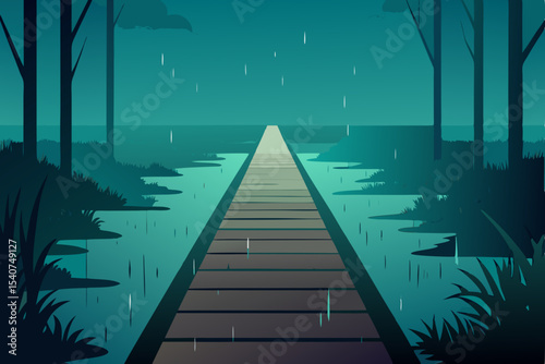bridge over the river
