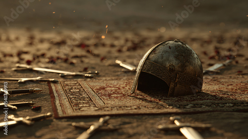 Wallpaper Mural Karbala Inspired Symbolic Battlefield Scene A Powerful Depiction of Sacrifice and Faith Historical Echoes in Art Remembering the Martyrs of Karbala
 Torontodigital.ca