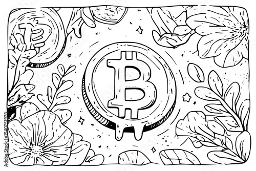 Bitcoin and Manga Faces: Abstract Cryptocurrency Art Collection
Digital Currency Illustration Pack with Anime Characters
Black and White Bitcoin Graphics with Stylized Portraits
Cryptocurrency Art 