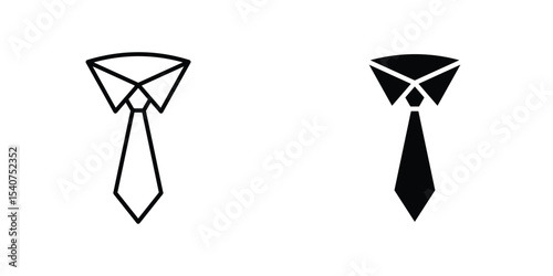 Tie icon concept. vector set. Eps10