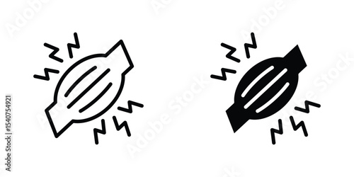 Myalgia icon concept. vector set. Eps10