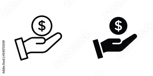 loan icon concept. vector set. Eps10