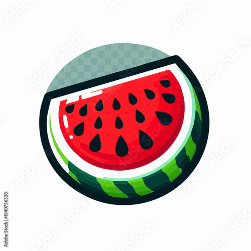 Watermelon Slice SVG Clipart
