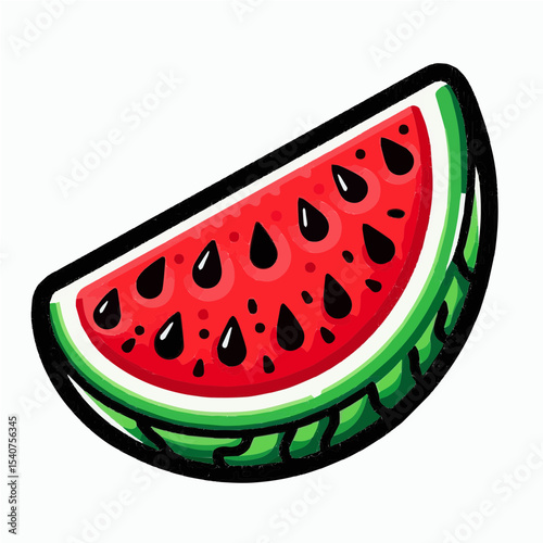 Watermelon Slice SVG Clipart