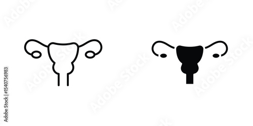 Gynecology icon concept. vector set. Eps10