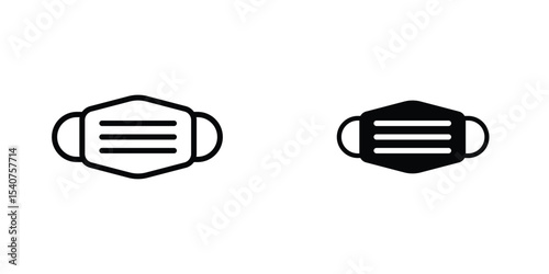 Face mask icon concept. vector set. Eps10