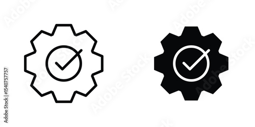 Execution icon concept. vector set. Eps10
